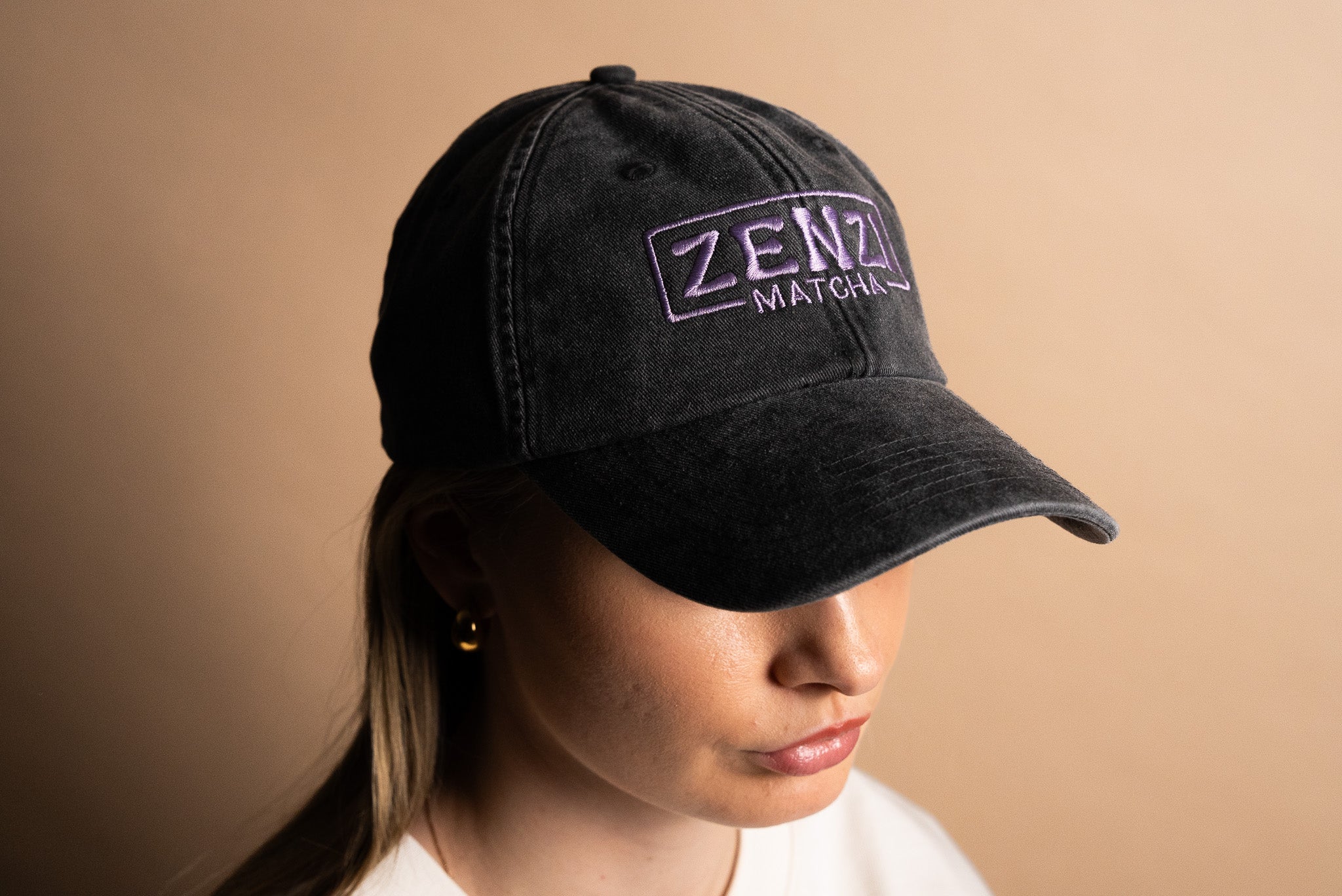 Zenzi Vintage Black Cap